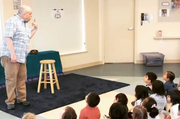 Storyteller John Weaver Brought His Magic to the Preschool