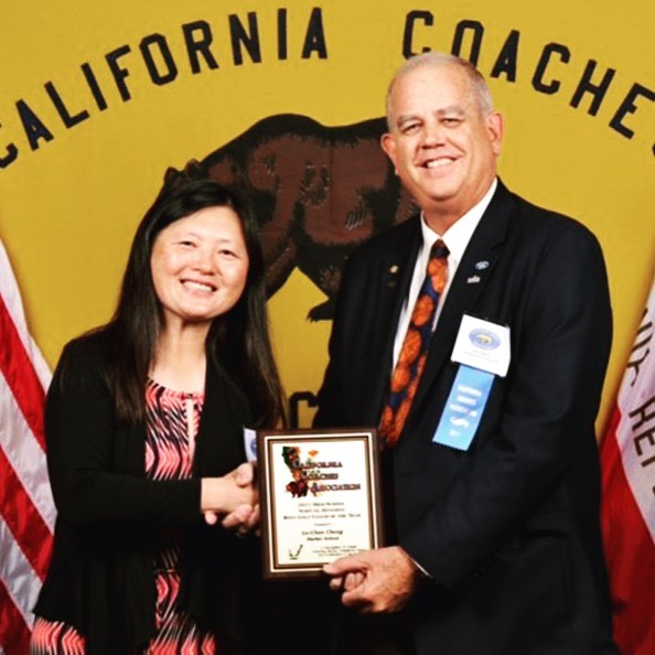 Ie-Chen Cheng was named the Golf coach of the year for Northern California