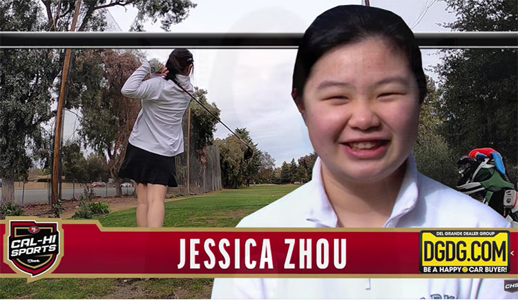 Jessica Zhou Featured on Cal-Hi Sports