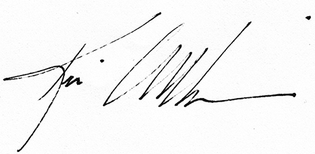 Kevin Williamson signature