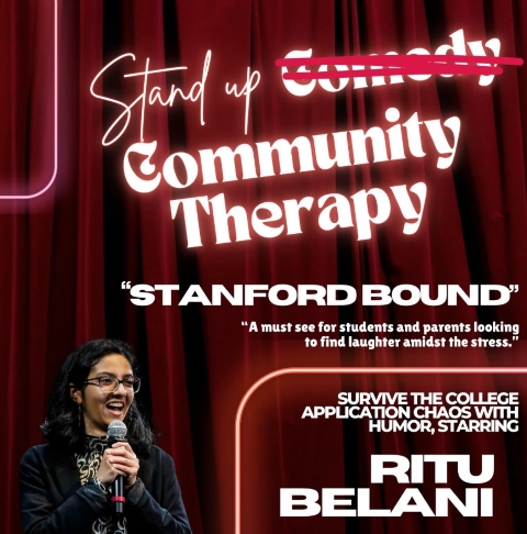 Ritu Belani '24 Comedy Show in Seattle Area