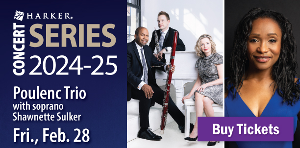 Harker Concert Series: Poulenc Trio w/ soprano Shawnette Sulker