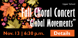 Upper School Fall Choral Concert