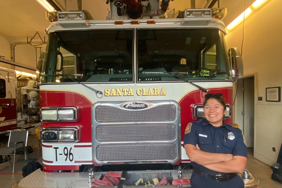 Ashley Del Alto '13, Firefighter EMT